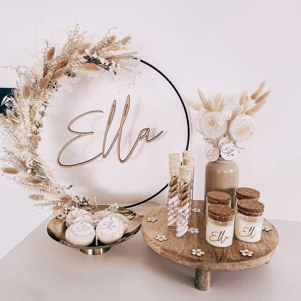 Ella doopconcept met flowerhoop